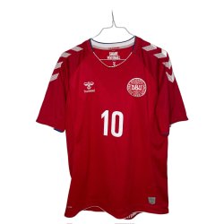 Danmark 2018 Hjemmebanetr�je. Christian Eriksen #10 (Fin/Okay) Medium