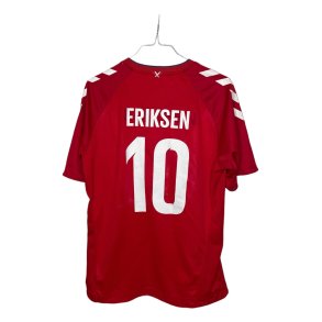 Danmark 2018 Hjemmebanetrje. Christian Eriksen #10 (Fin/Okay) Medium