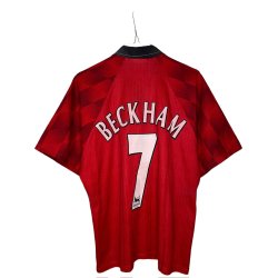 Manchester United 1996/98 Hjemmebanetr�je. David Beckham #7 (Fin) Medium