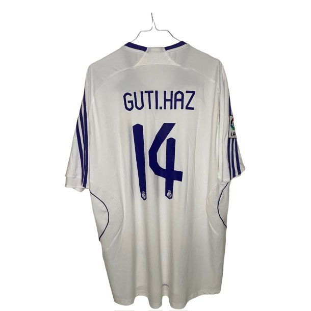 Real Madrid 2007/08 Hjemmebanetrje. Guti Haz #14 (God) X-Large