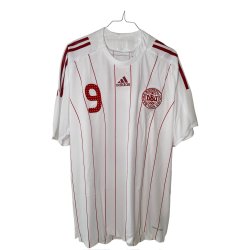 Danmark 2008/10 Udebanetr�je. Jon Dahl Tomasson #9 (God) X-large