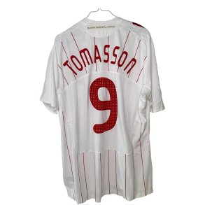 Danmark 2008/10 Udebanetr�je. Jon Dahl Tomasson #9 (God) X-large