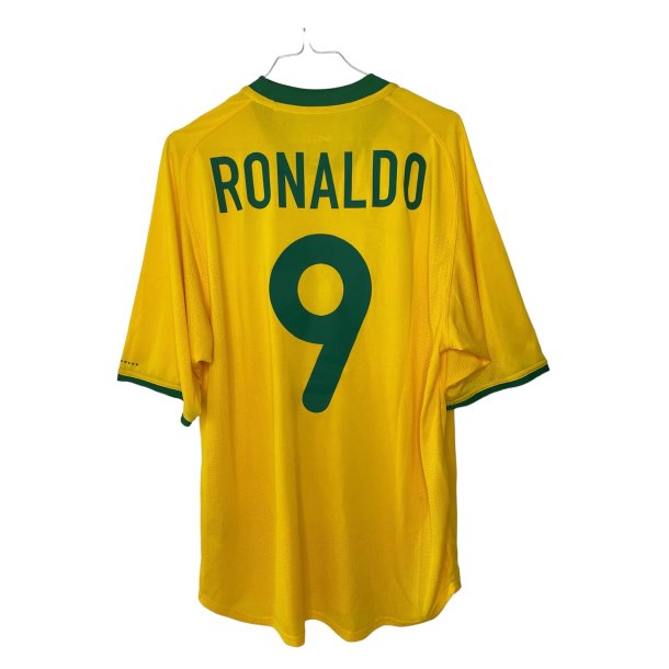 Brasillien 2000/02 Hjemmebanetrje. Ronaldo #9 (God) Medium