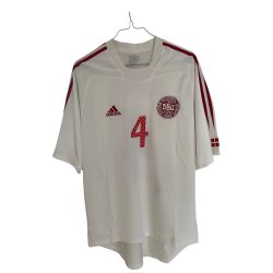 Danmark 2005/06 Udebanetr�je. Daniel Agger #4 (Fin/God) Medium