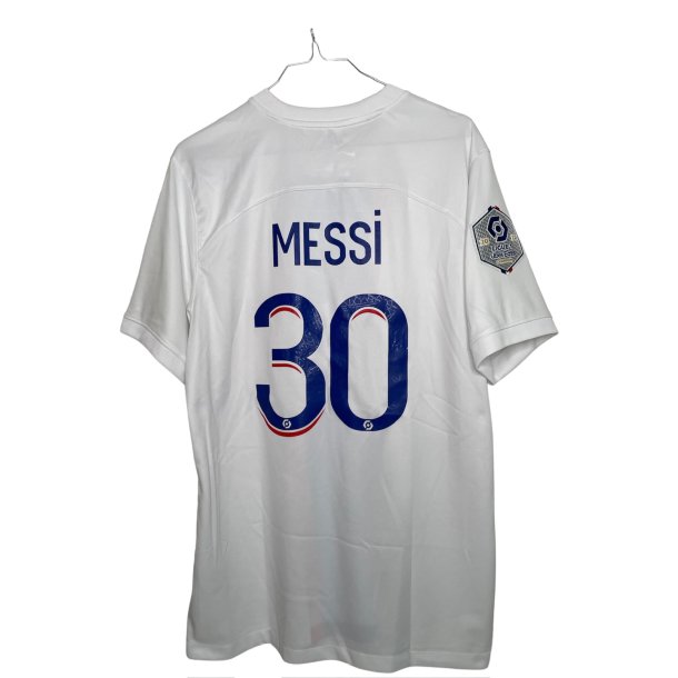 PSG 2022/23 Hjemmebanetrje. Lionel Messi #30 (God) Large