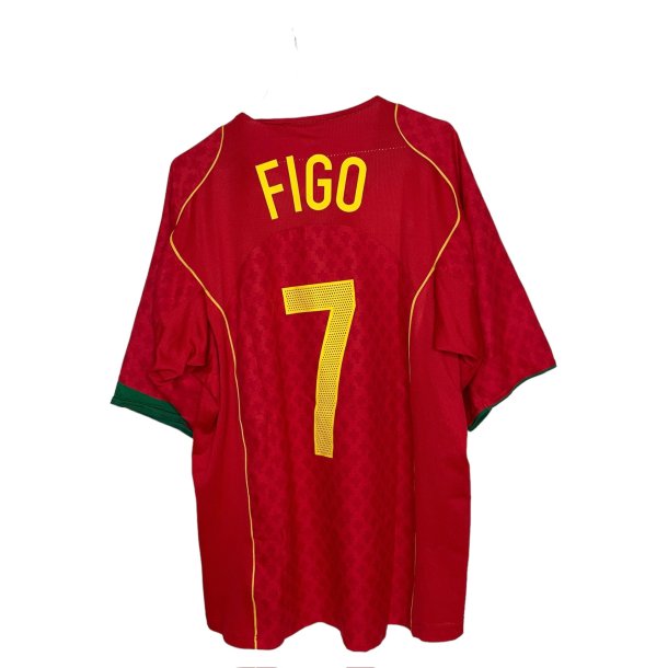 Portugal 2004/06 Hjemmebanetrje. L. Figo #7 (God) XXL/XL