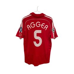 Liverpool 2006/08 Hjemmebanetr�je. Daniel Agger #5 (God) Medium