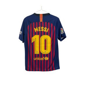 FC Barcelona 2018/19 Hjemmebane. Lionel Messi #10 (God) Medium