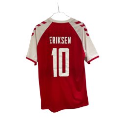 Danmark 2021/22 Hjemmebanetr�je. Christian Eriksen #10 (God) X-Large (fitter lille)