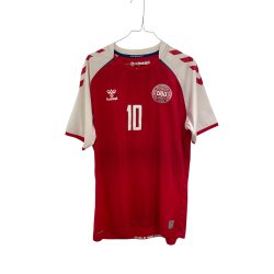 Danmark 2021/22 Hjemmebanetr�je. Christian Eriksen #10 (God) X-Large (fitter lille)