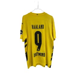Dortmund 2020/2021 Hjemmebanetr�je. Erling Haaland #9 (God) X-large