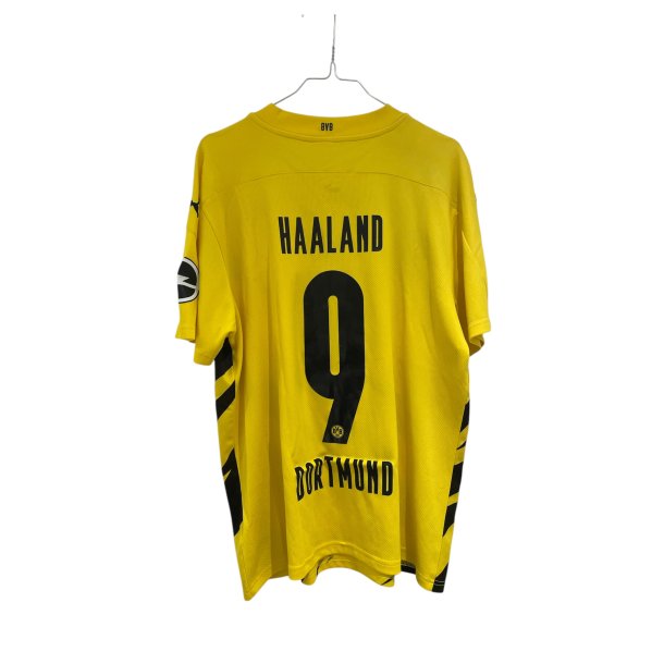 Dortmund 2020/2021 Hjemmebanetrje. Erling Haaland #9 (God) X-large