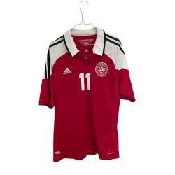 Danmark 2012 Hjemmebanetr�je. Nicklas Bendtner #11 (God) Large 