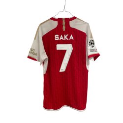 Arsenal 2023/24 Hjemmebanetr�je. Saka #7 (God) Large 
