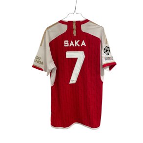Arsenal 2023/24 Hjemmebanetr�je. Saka #7 (God) Large 