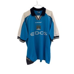 Manchester City 1999/00 Hjemmebane. Alf Inge Haaland #15 (God) X-Large (stort fit)