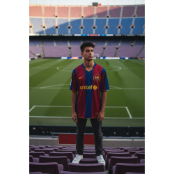 FC Barcelona 2007/08 Hjemmebanetr�je. Lionel Messi #19 (God) X-Large