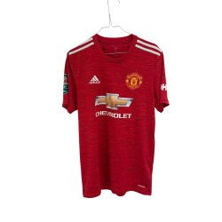 Manchester United 2020/21 Hjemmebanetr�je. Bruno Fernandes #10 (God) Medium
