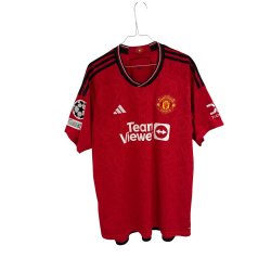 Manchester United 2023/24 Hjemmebanetr�je. Bruno Fernandes #8 (God) XX-Large