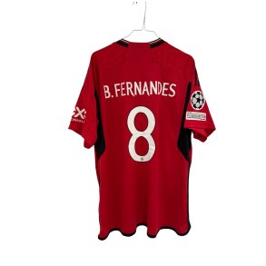Manchester United 2023/24 Hjemmebanetr�je. Bruno Fernandes #8 (God) XX-Large
