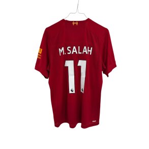 Liverpool 2019/20 Hjemmebanetr�je. Mohammed Salah #11 (God) Medium