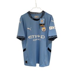 Manchester City 2024/25 Hjemmebane. Erling Haaland #9 (God) Large