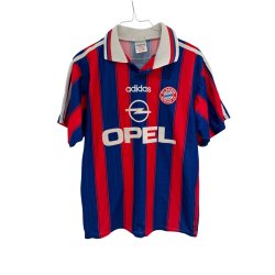Bayern M�nchen 1995/97 Hjemmebanetr�je. J�rgen Klinsmann #18 (God) Small