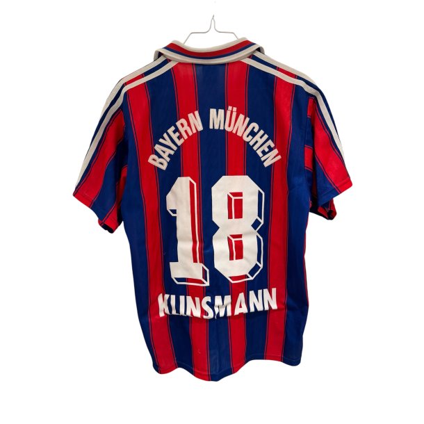 Bayern M�nchen 1995/97 Hjemmebanetr�je. J�rgen Klinsmann #18 (God) Small
