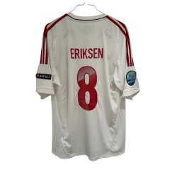 Danmark 2012/14 Udebanetr�je. Christian Eriksen #10 (God) Large 