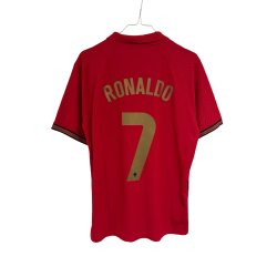 Portugal 2020/22 Hjemmebanetr�je (Player Issue) Cristiano Ronaldo #7 (God) Large