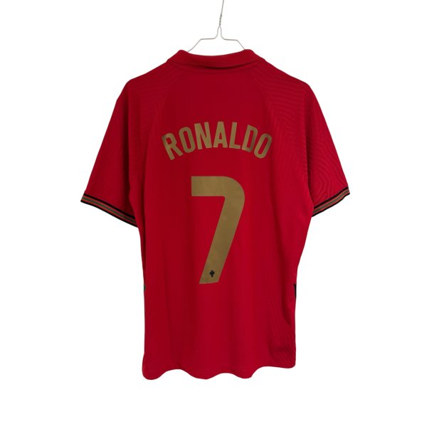 Portugal 2020/22 Hjemmebanetr�je (Player Issue) Cristiano Ronaldo #7 (God) Large