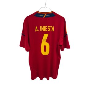 Spanien 2012 Hjemmebane. Andr�s Iniesta #6 (God/Fin) Large