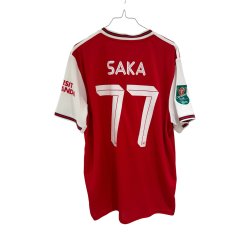 Arsenal 2019/20 Hjemmebanetr�je. Saka #77 (God) X-Large 