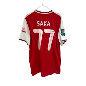 Arsenal 2019/20 Hjemmebanetr�je. Saka #77 (God) X-Large 