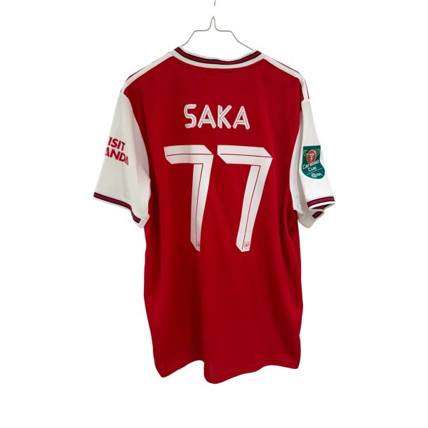 Arsenal 2019/20 Hjemmebanetr�je. Saka #77 (God) X-Large 