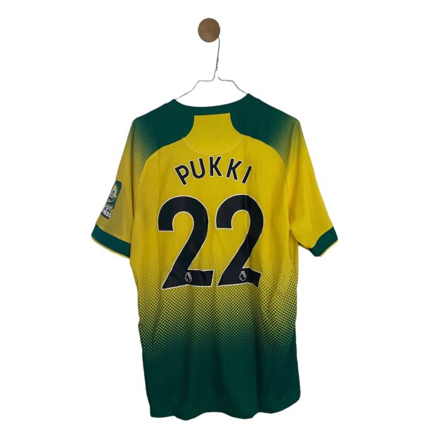 Norwich 2019/2020 Hjemme. Teemu Pukki #22 (Rigtig god) X-Large