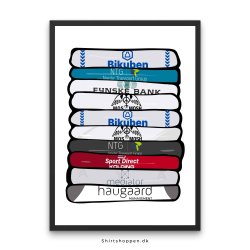 Kolding IF 'Shirt Stack' Plakat