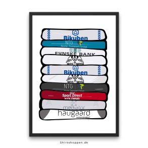 Kolding IF 'Shirt Stack' Plakat
