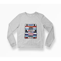90'er Italia 'Shirt Stack' Sweatshirt (F�s i flere farver)