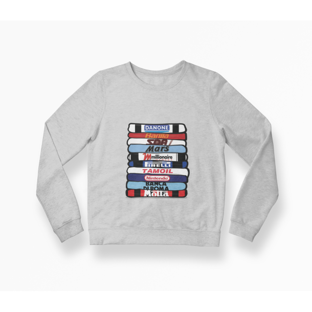 90'er Italia 'Shirt Stack' Sweatshirt (Fs i flere farver)