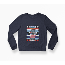 90'er Italia 'Shirt Stack' Sweatshirt (F�s i flere farver)