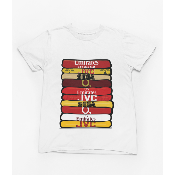 Arsenal 'Shirt Stack' Tee (Fs i flere farver)