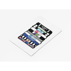 Newcastle United 'Shirt Stack' Plakat