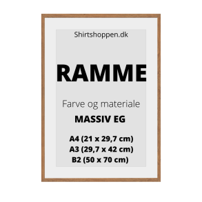 Massiv eg plakat ramme 